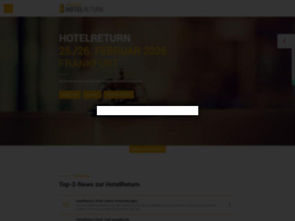 Immobilien HotelReturn 2026 website