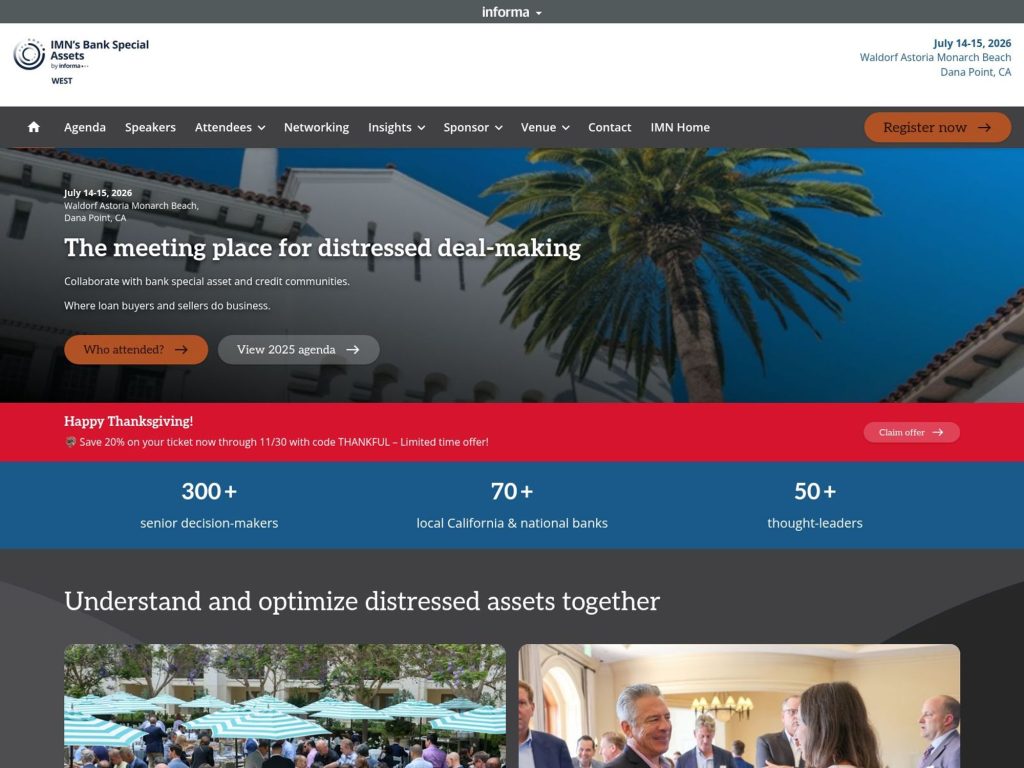 IMN Bank Special Assets West website