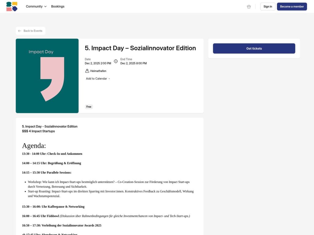 Impact Day - Event screenshot