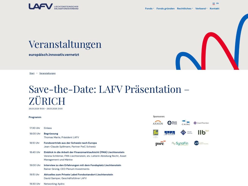 LAFV Präsentation Zürich website