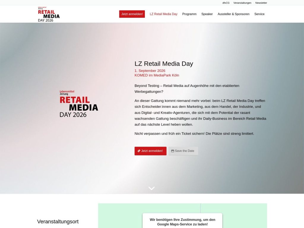 LZ Retail Media Day website