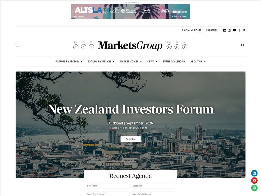 New Zealand Investors Forum website