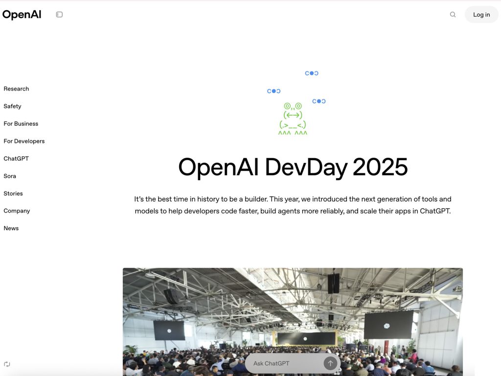 OpenAI DevDay 2025 - Event screenshot