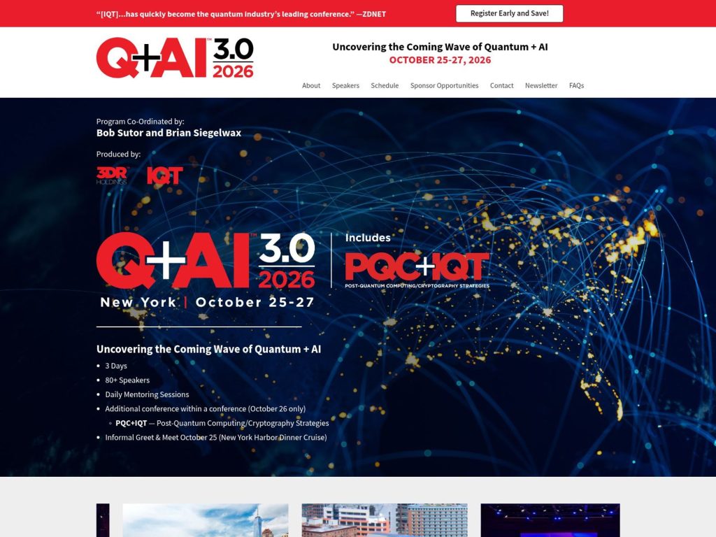 Q+AI 2026 website