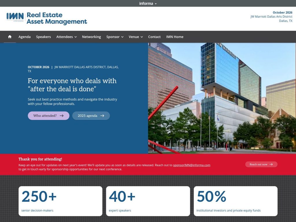 Real Estate Asset Management website