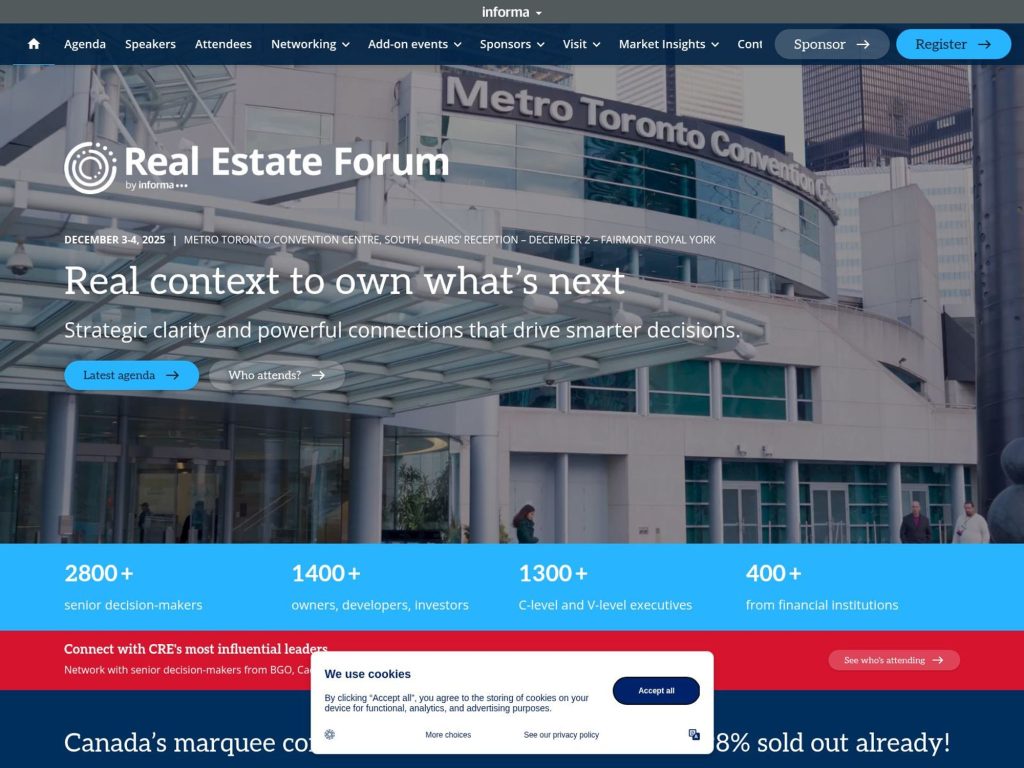 Real Estate Forum - Event screenshot