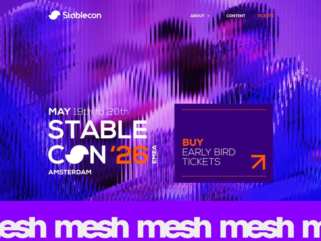 Stablecon 2026 EMEA website