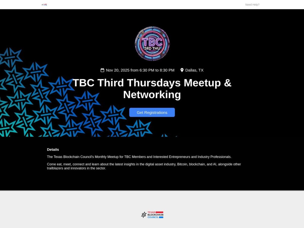 TBC Third Thursdays Meetup & Networking - Event screenshot