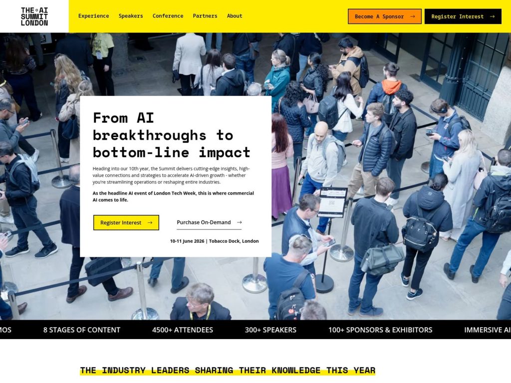 The AI Summit London 2026 image