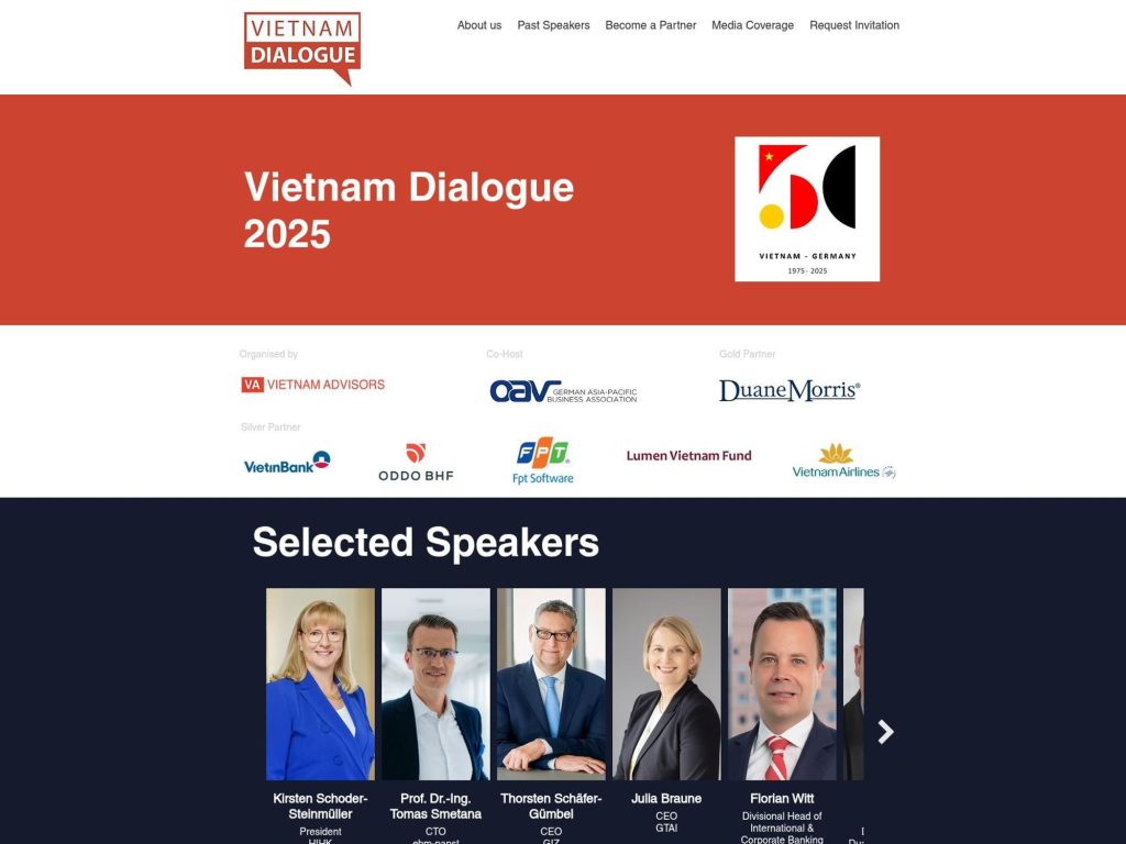 Vietnam Dialogue 2025 - Event screenshot