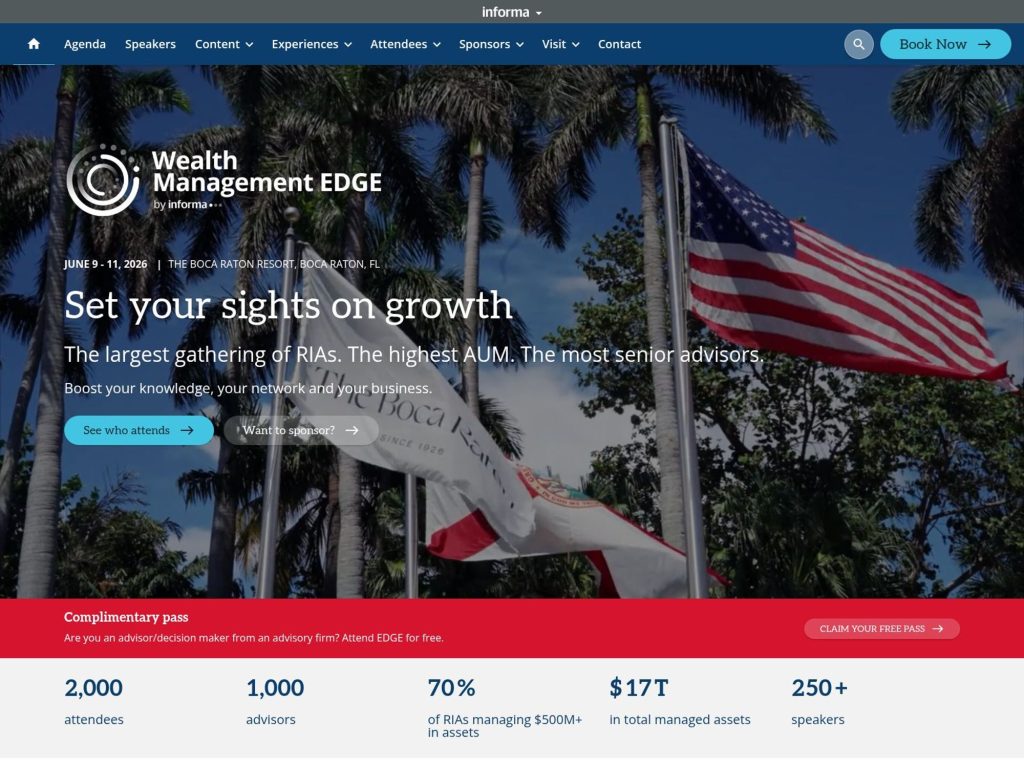 Wealth Management EDGE website