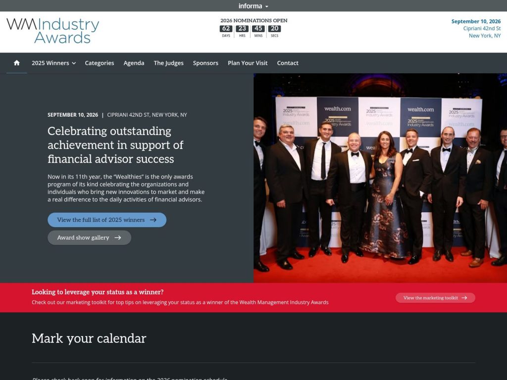 Wealth Management Industry website