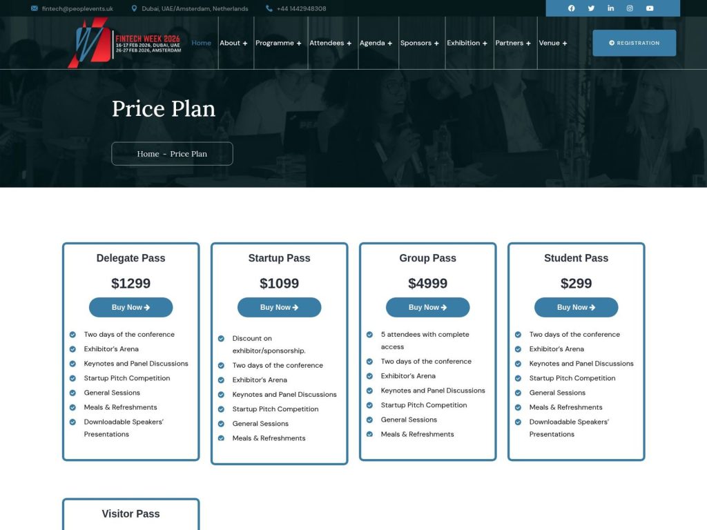 3rd Fintech Week and Expo website