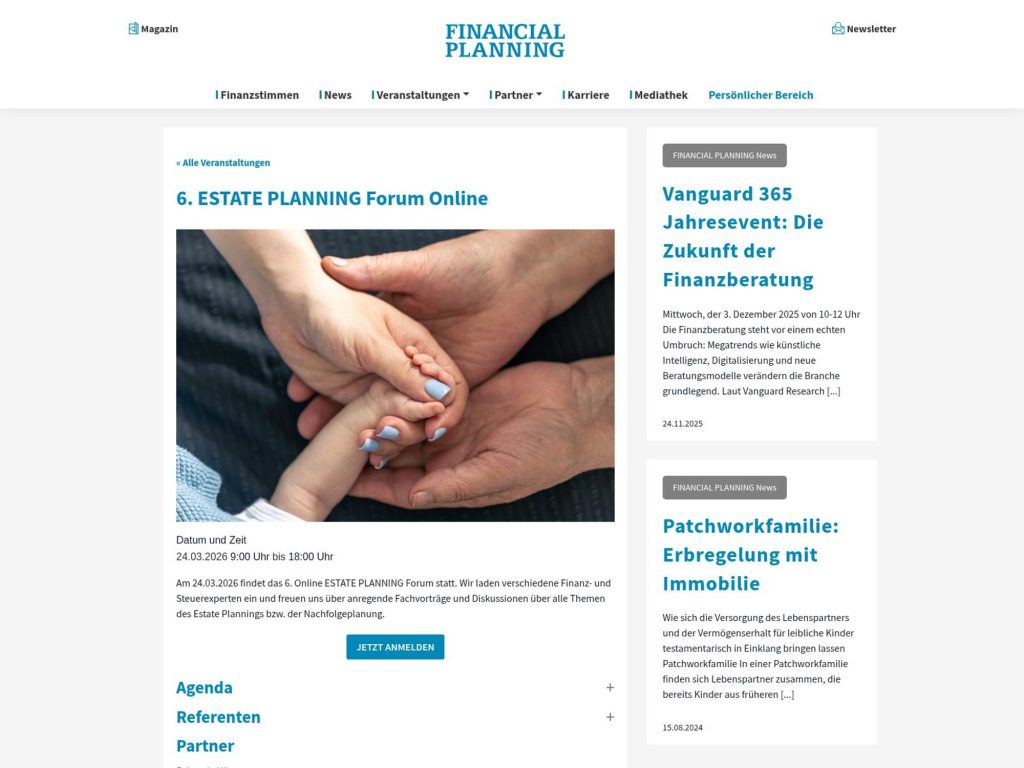 6. ESTATE PLANNING Forum Online website