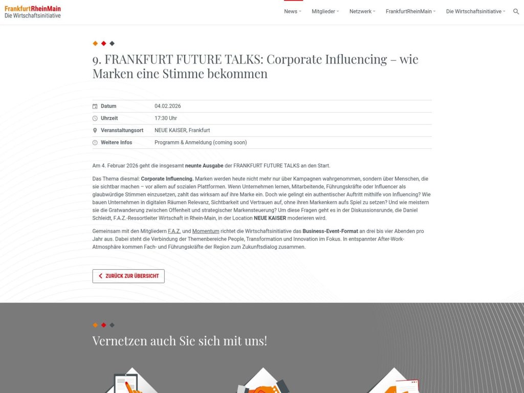 9. Frankfurt Future Talks image