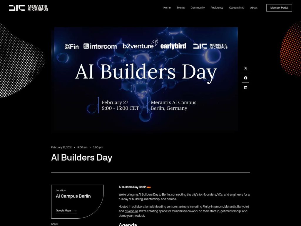 AI Builders Day website