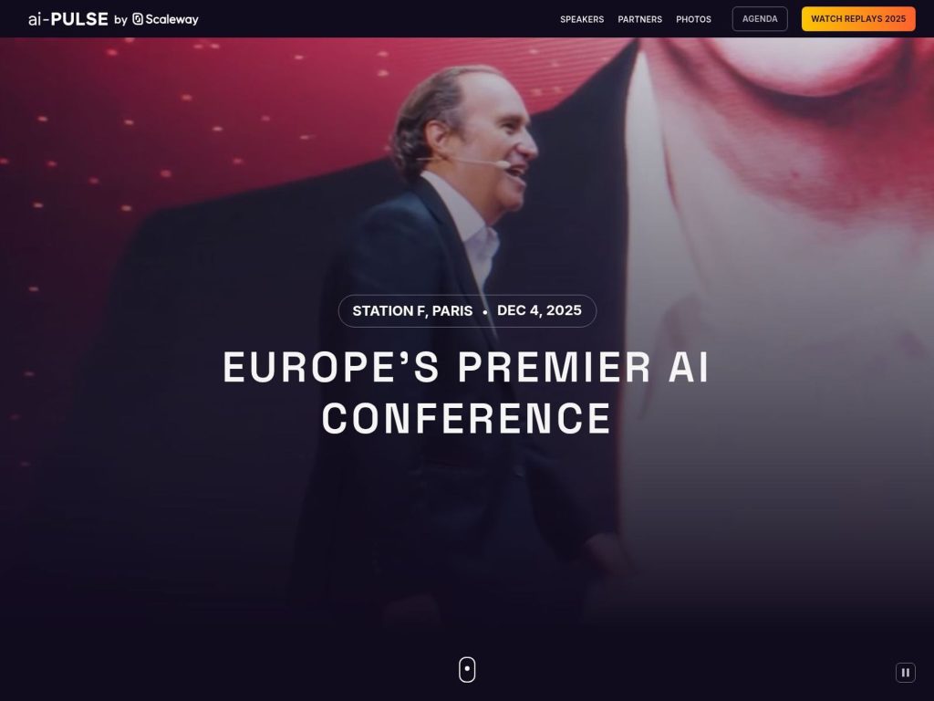 AI-Pulse 2025 - Europe's Premier AI Conference - Event screenshot