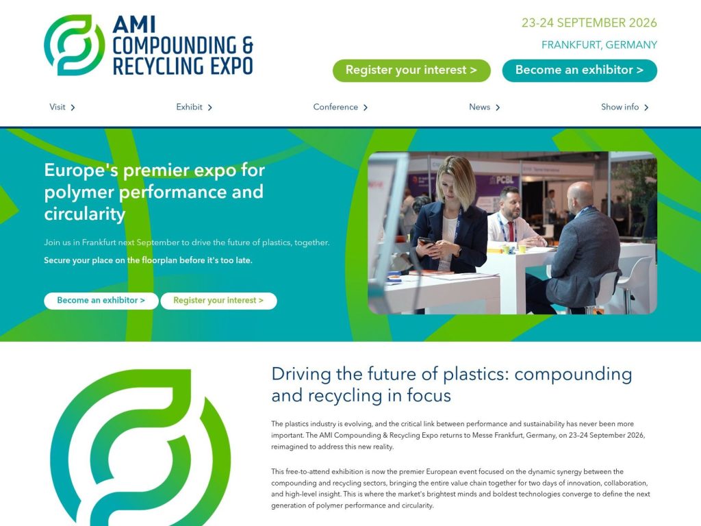 AMI Compounding & Recycling Expo website