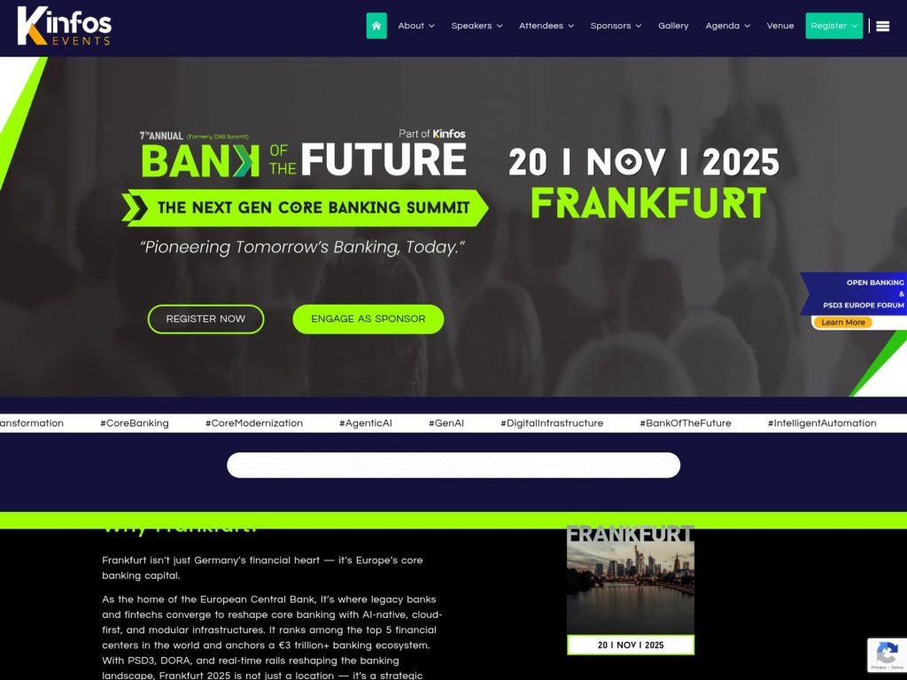 Bank of the Future website