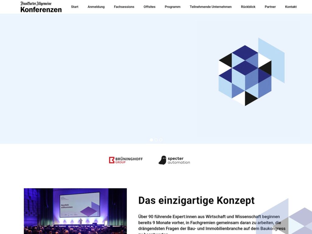 Baukongress website