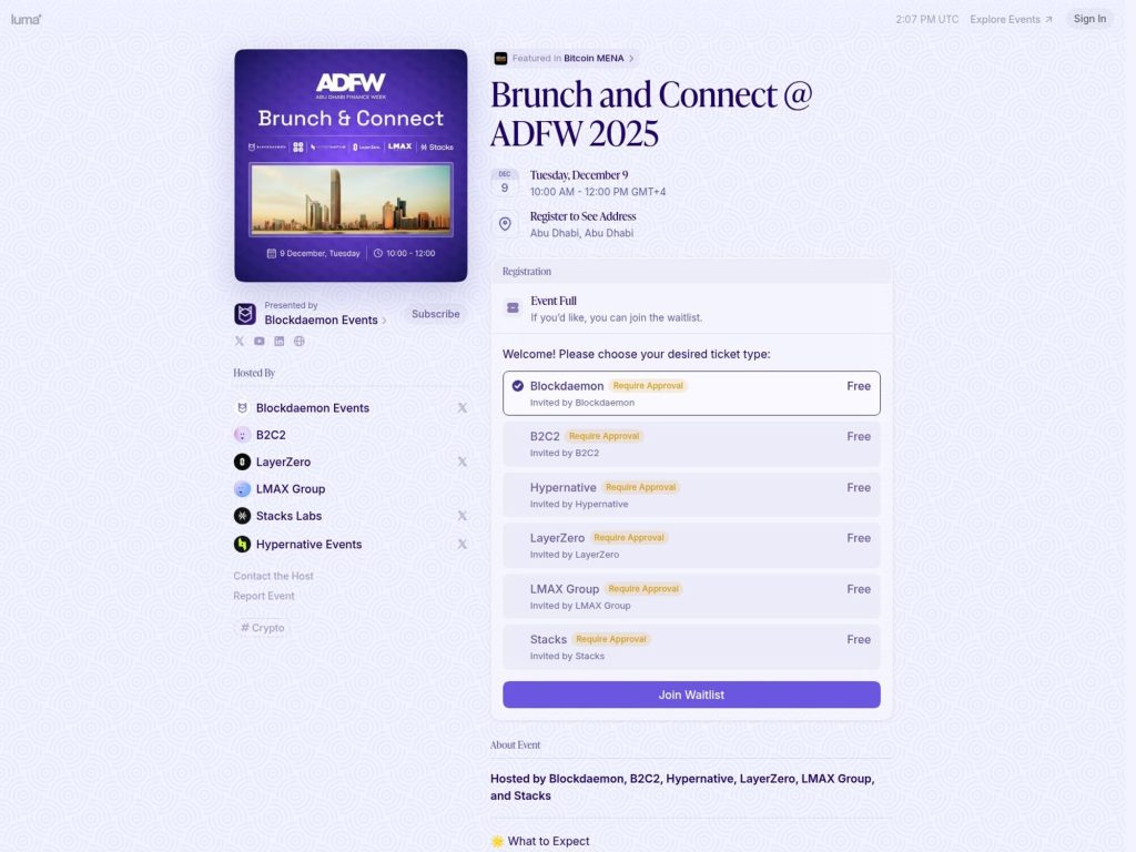 Brunch and Connect @ ADFW 2025 image