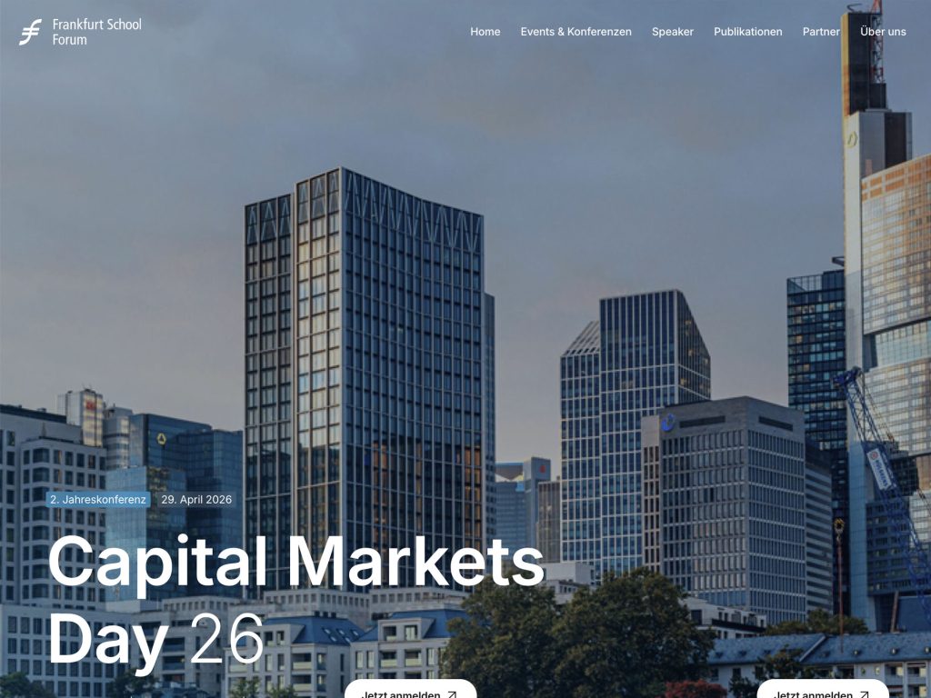Capital Markets Day 26 website