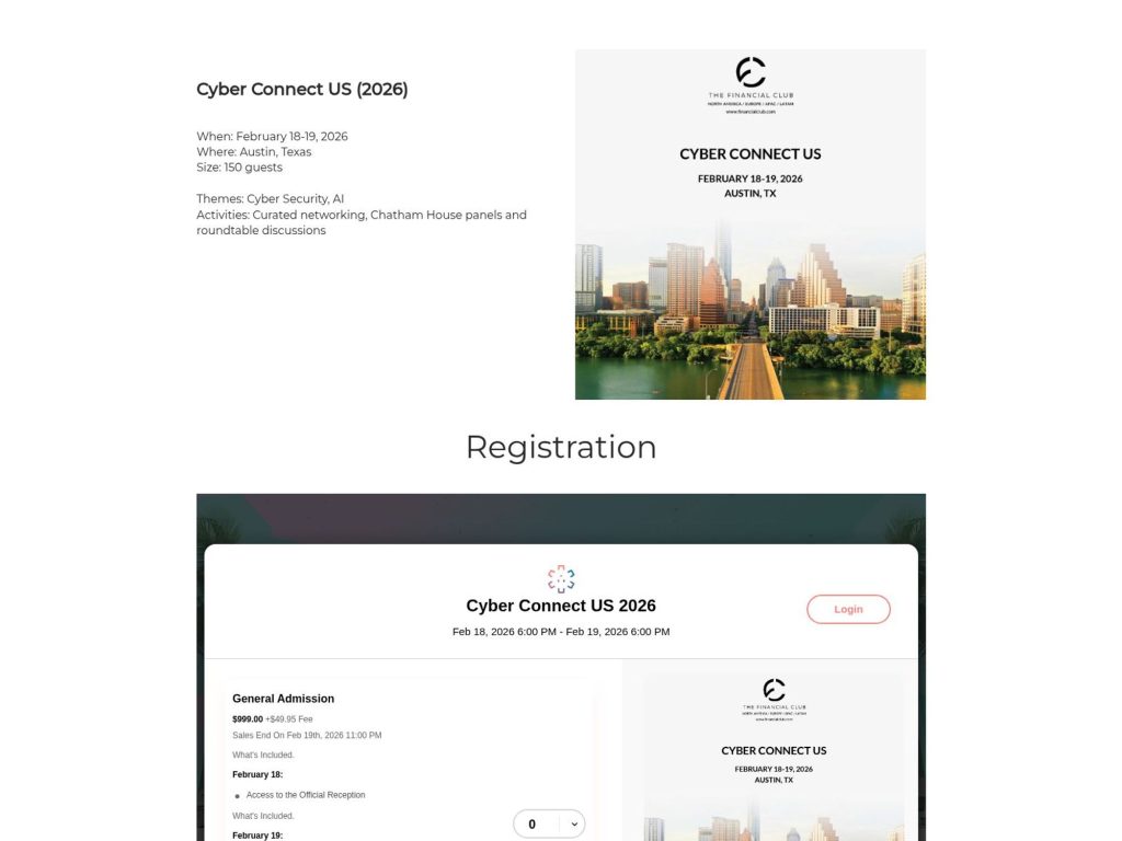 Cyber Connect US website