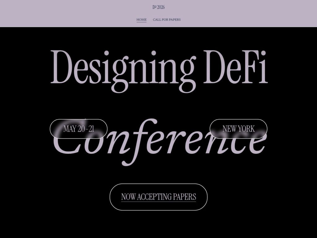 Designing DeFi 2026 website