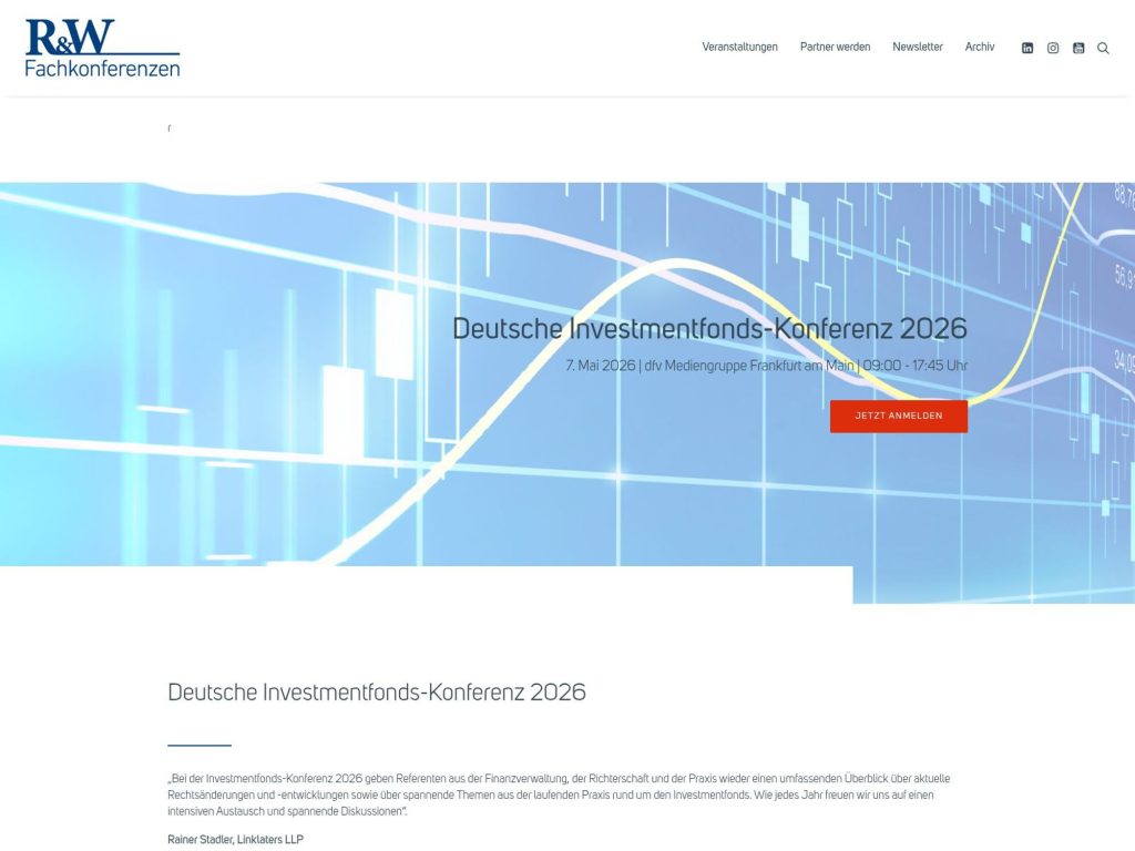 Deutsche Investmentfonds-Konferenz 2026 website