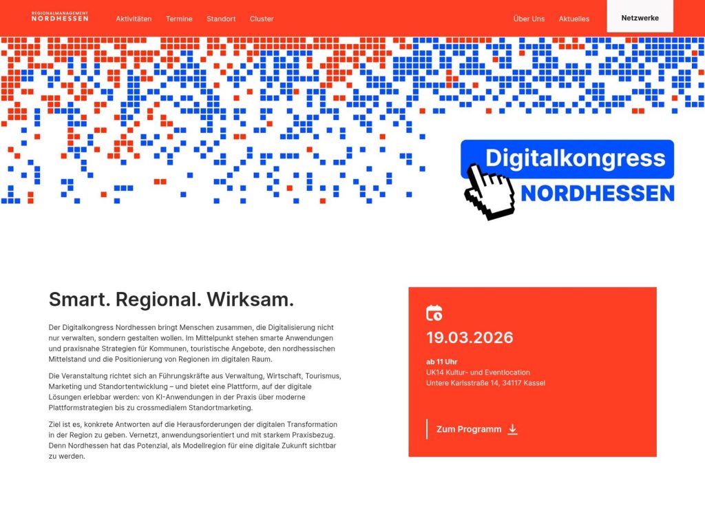Digitalkongress Nordhessen 2026 website