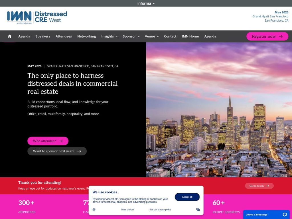 Distressed CRE West website