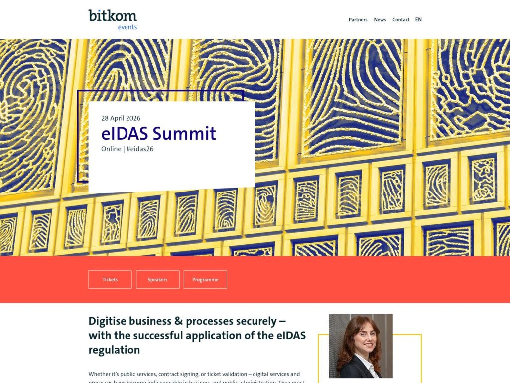 eIDAS Summit 2026 website