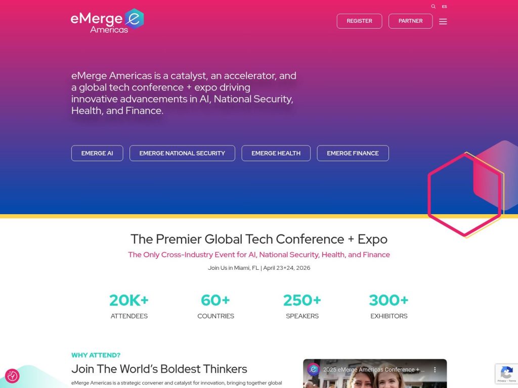 eMerge Americas website