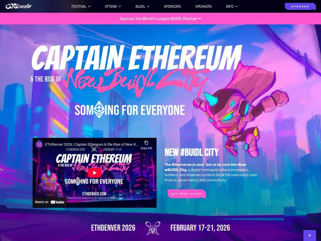 ETHDenver 2026 website
