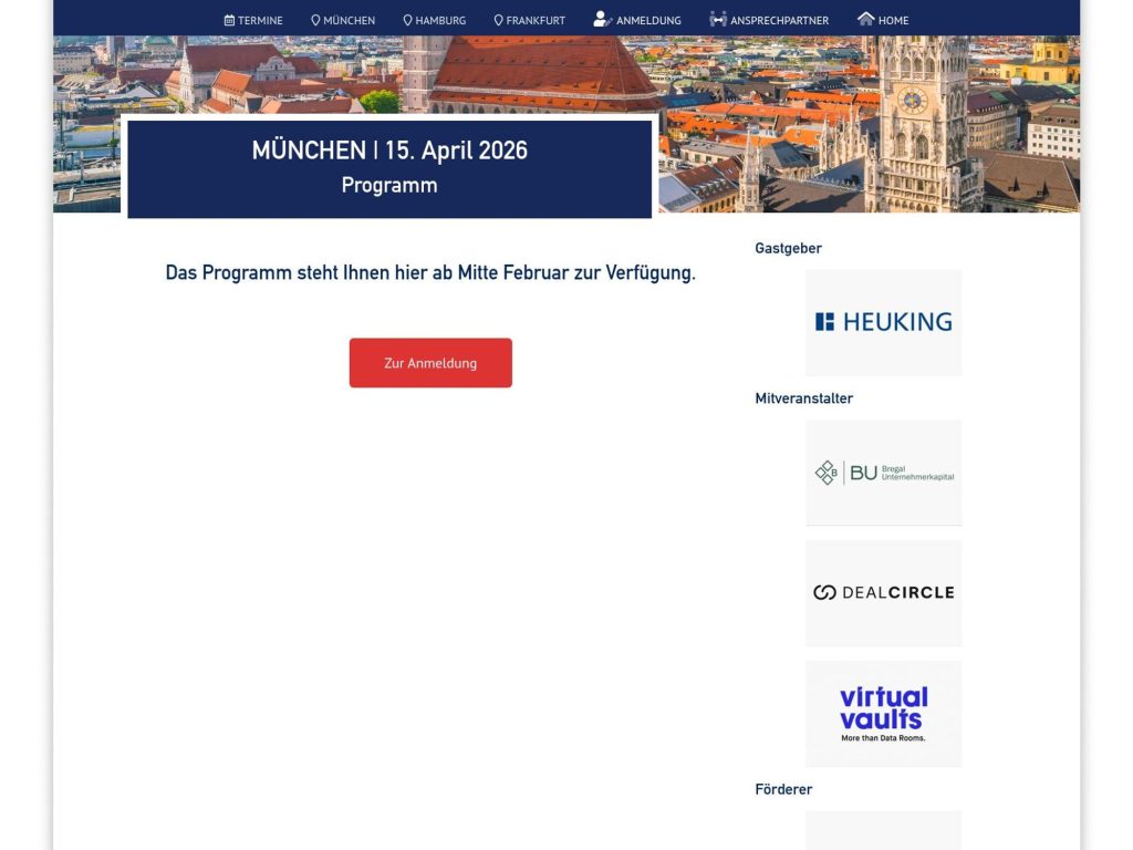 FINANCE Think Tank M&A-Berater website