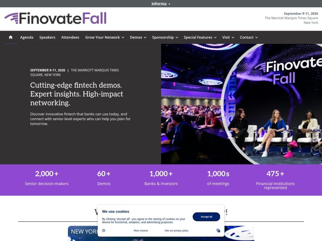 FinovateFall website