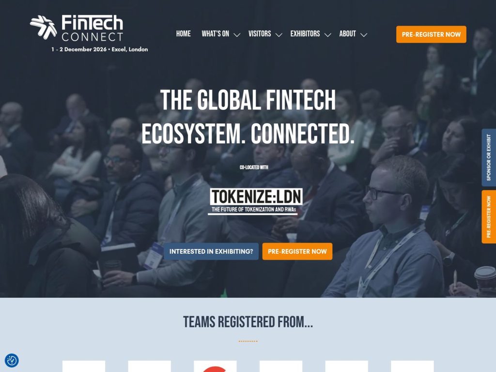 Fintech Connect 2026 website