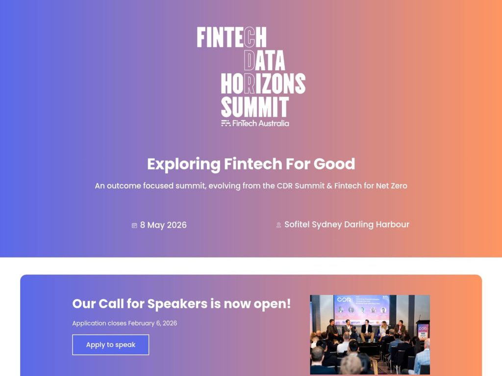 Fintech Data Horizons Summit 2026 website