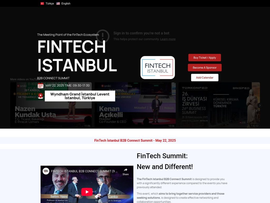 FinTech İstanbul B2B Connect Summit image