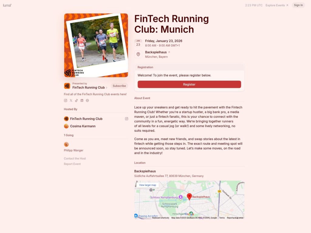 FinTech Running Club: Munich image