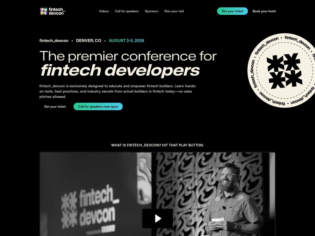fintech_devcon 2026 website