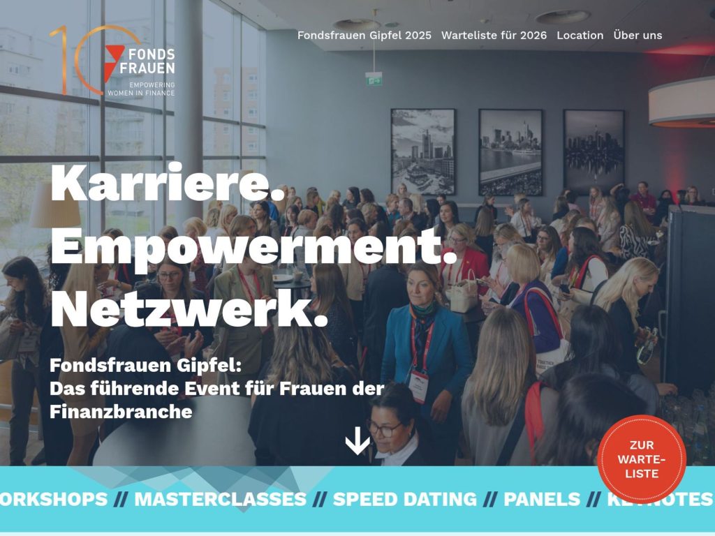 Fondsfrauen Gipfel 2026 website