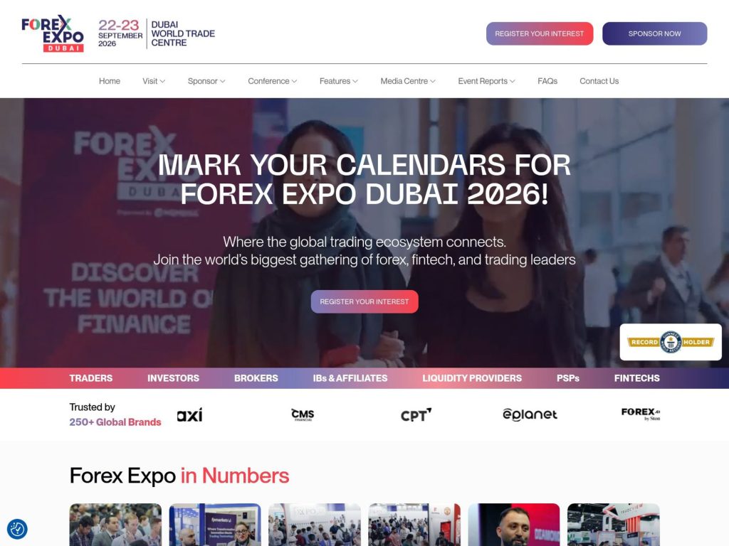 Forex Expo Dubai website