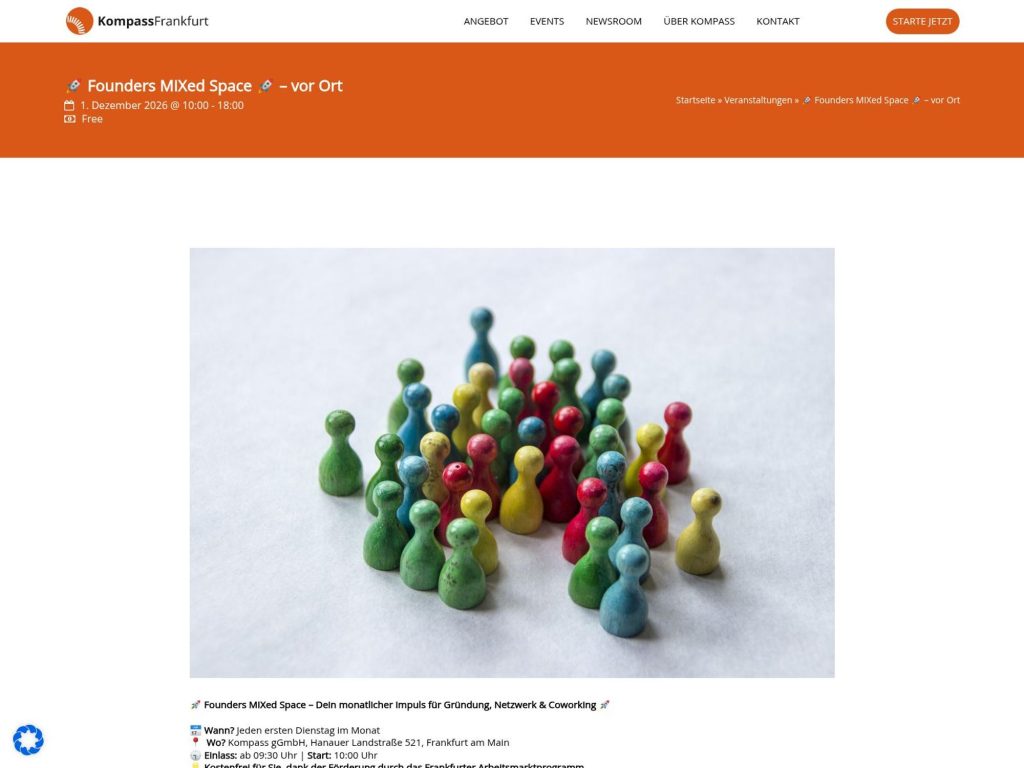 Founders MIXed Space website