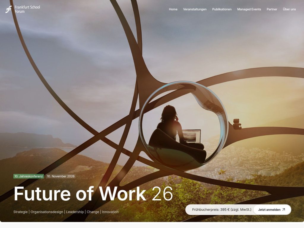 Future of Work 26 website