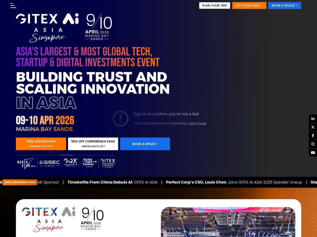 GITEX Asia x AI Everything 2026 website