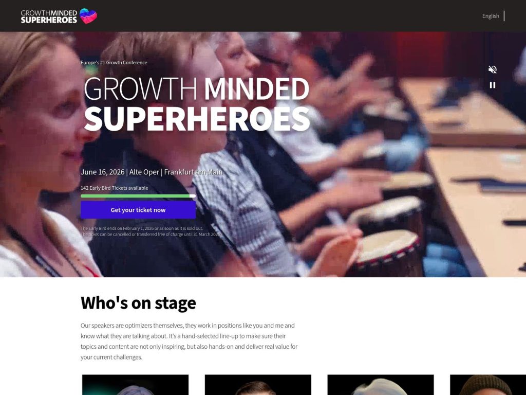 GMS 2026 - Growth Minded Superheroes website
