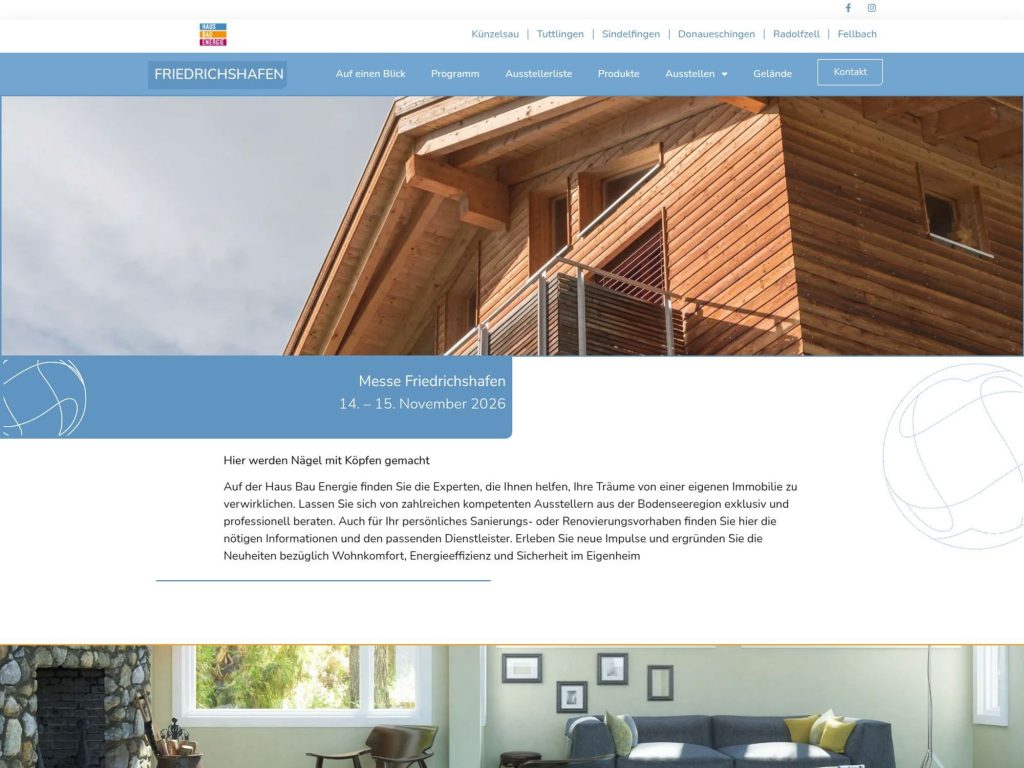 HAUS | BAU | ENERGIE website