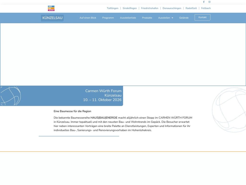 HAUS | BAU | ENERGIE website