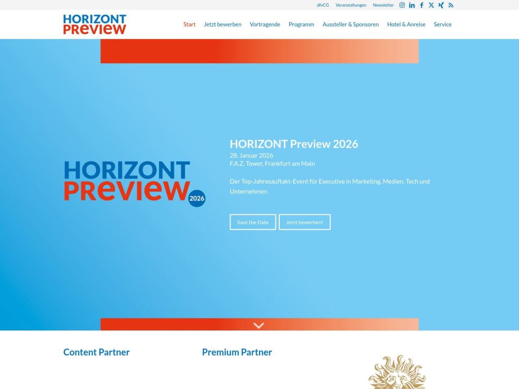 HORIZONT Preview 2026 image